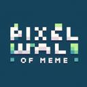 Pixel Wall Of Meme Logo